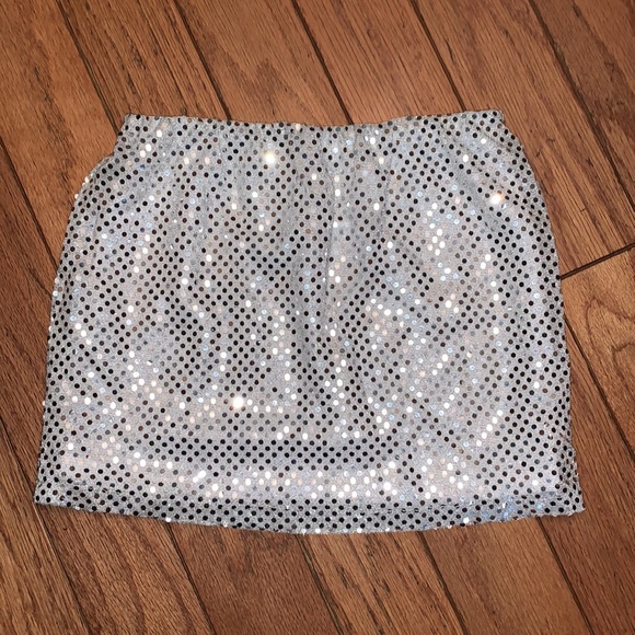 Multi-wear handmade sequins tube top/micro mini skirt - Picture 1 of 5